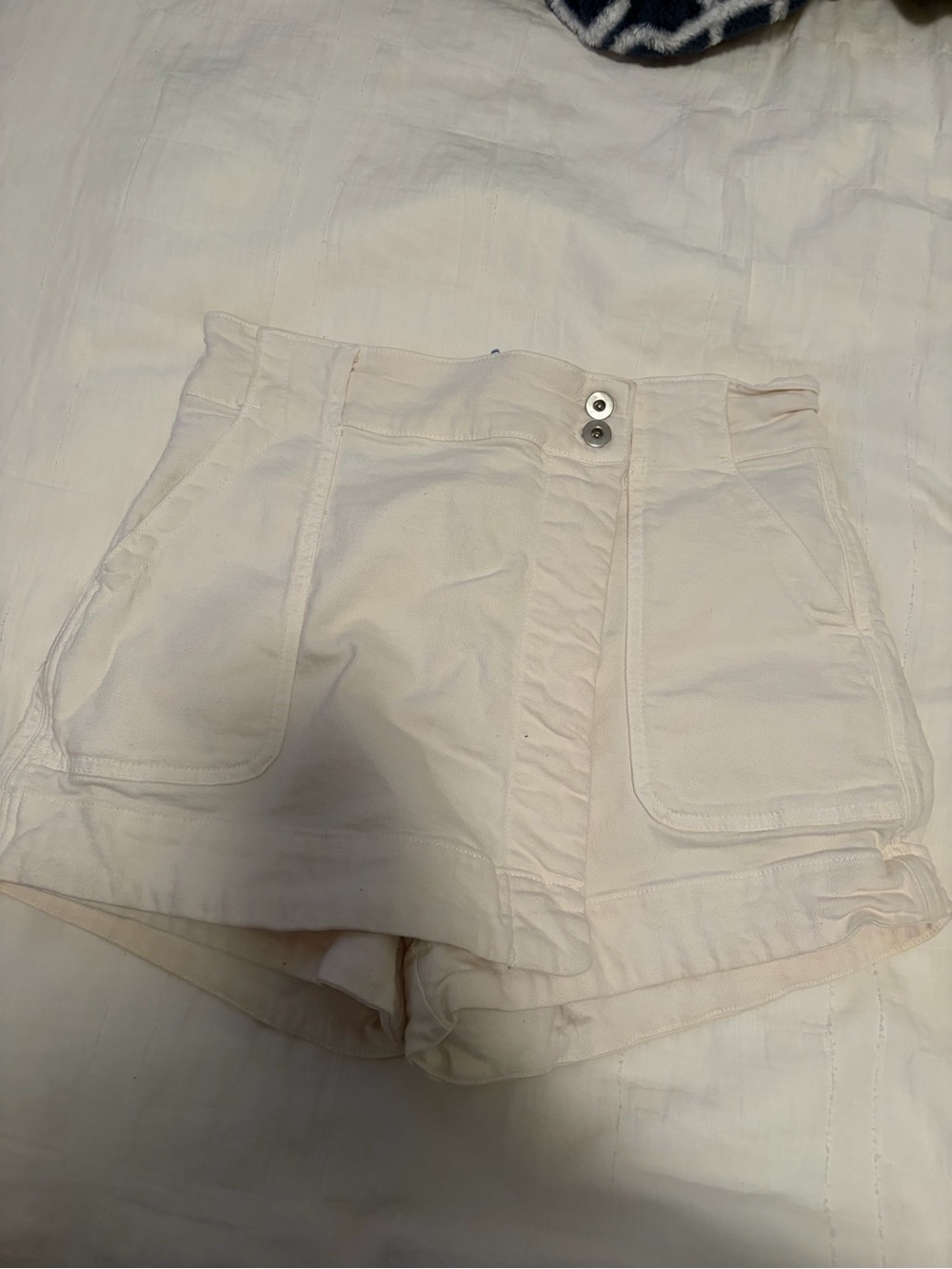 Women's Cream High-Rise Utility Skort